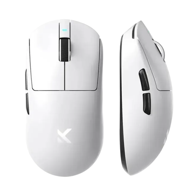 Мышь беспроводная mchose A7 PRO, радиоканал/bluetooth, 8KHz, белая