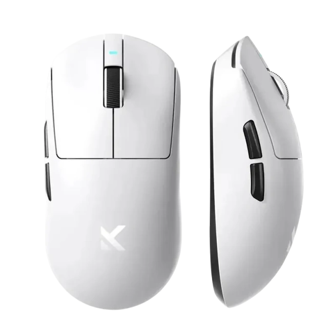 Мышь беспроводная mchose A7 PRO, радиоканал/bluetooth, 8KHz, белая