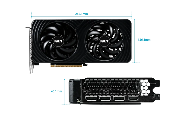 Видеокарта Palit GeForce RTX 5060 Ti Dual (NE7506T019P1-GB2062D) купить! 