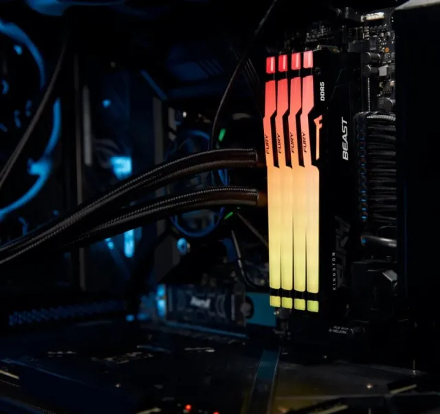 Оперативная память 8 Gb 6000 MHz Kingston FURY Beast RGB EXPO Black (KF560C36BBEA-8) купить! 