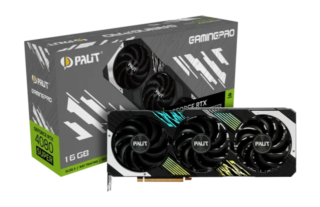 Видеокарта Palit GeForce RTX 4080 SUPER GamingPro (NED408S019T2-1032A) купить! 