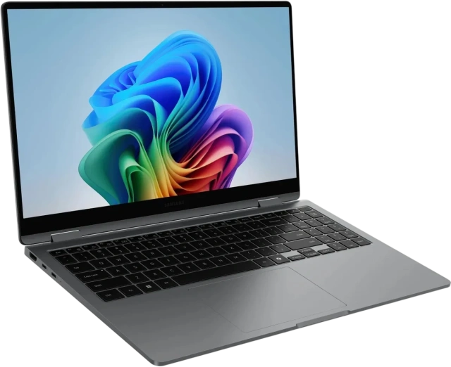 Ноутбук Samsung Galaxy Book 5 360 NP750QHA-KA1 (Ultra 7 256V/15.6" 1920x1080, AMOLED, Сенсорный/16Gb/512b SSD M.2/Intel Arc 140V (8gb)/Win 11 Home) Gray - фото