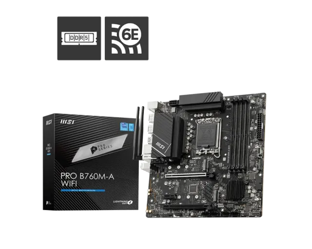 Материнская плата MSI PRO B760M-A WIFI купить! 