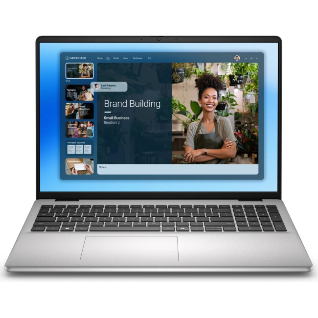 Ноутбук Dell 16 DC16256 (AMD Ryzen AI 5 330/16" 1920x1200/16Gb/512Gb SSD/AMD Radeon Graphics/Win 11 Home) Silver - фото