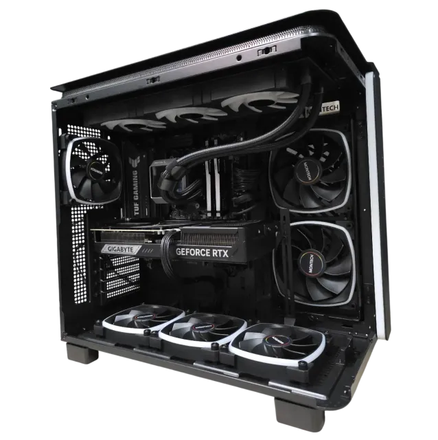Игровой компьютер 989542 (Ryzen 7 8700F 4,1 ГГц/AMD B850/32 ГБ DDR5 6 ГГц/1024 ГБ SSD/RTX 5070 12 ГБ/Wi-Fi/750W/Montech KING 95 PRO ARGB Black) - купить по выгодной цене!