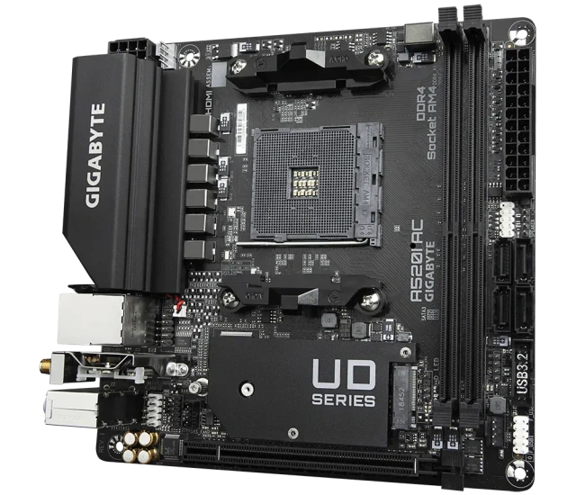 Материнская плата Gigabyte A520I AC купить! 