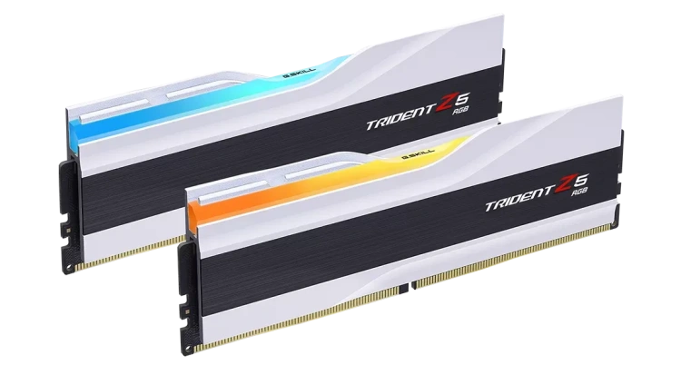 Оперативная память DDR5 64 Gb 6000 MHz G.Skill TRIDENT Z5 RGB White (F5-6000J2836G32GX2-TZ5RW) купить! 