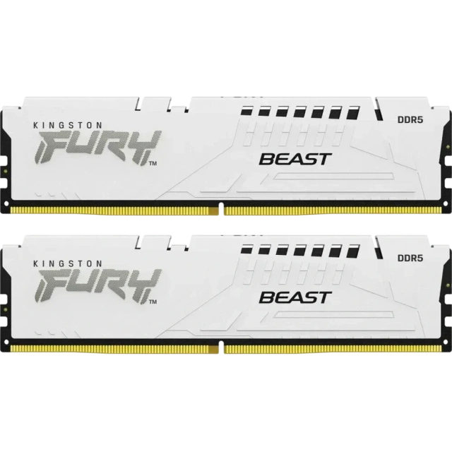 Оперативная память DDR5 32 Gb 6000 MHz Kingston FURY Beast White (KF560C36BWE2K2-32) купить! 