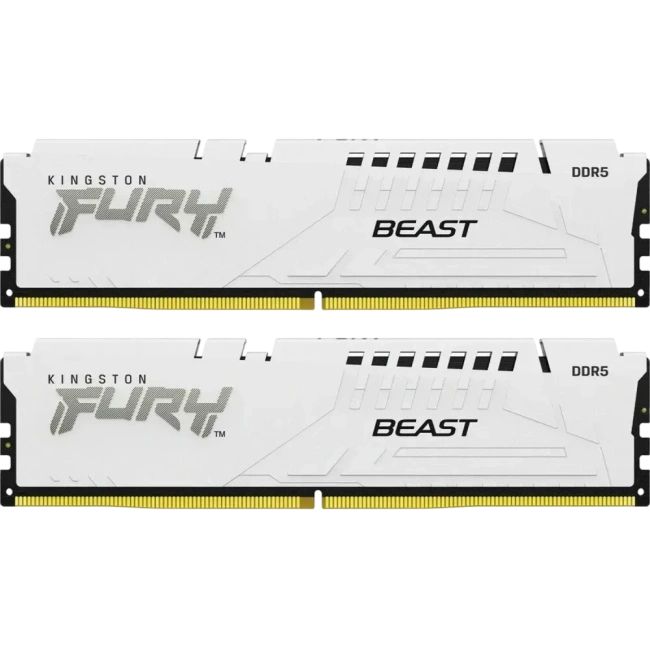 Оперативная память DDR5 32 Gb 6000 MHz Kingston FURY Beast White (KF560C36BWE2K2-32) купить! 