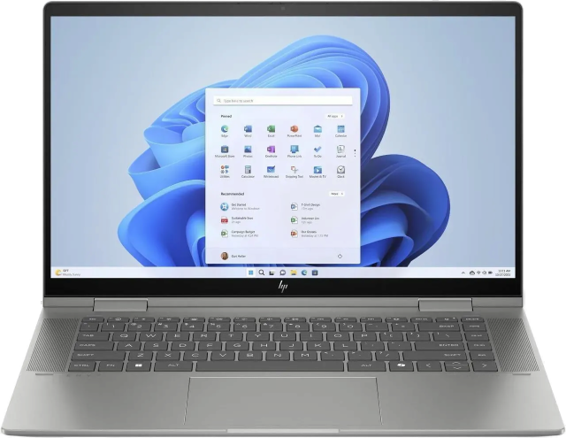 Ноутбук HP Envy x360 15-fe1165nr (Core Ultra 5 125U/15.6"/FHD/Touch/8Gb/512Gb SSD/Intel Graphics/Win 11 H) Silver - фото