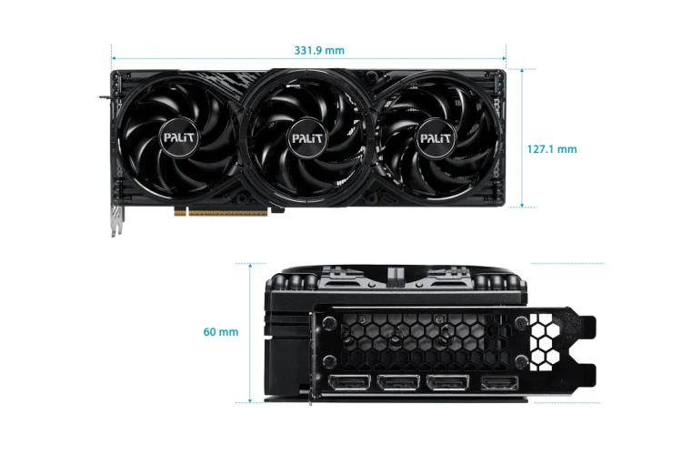 Видеокарта Palit GeForce RTX 5070 GamingPro OC 12Gb (NE75070T19K9-GB2050A), Retail купить! 