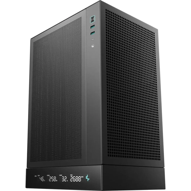 Компьютерный корпус Deepcool CH170 DIGITAL (R-CH170-BKNPI0D-G-1) Black купить! 