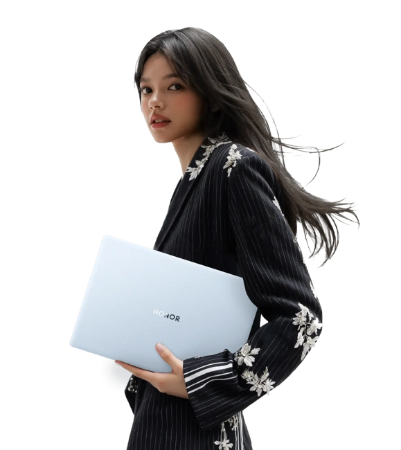Ноутбук HONOR MagicBook X14 Plus (Core 5 220H/14"/2880x1800/32Gb/2Тб/Win 11 Home) Синий - фото