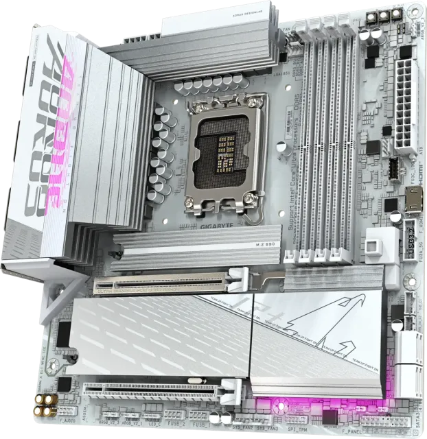Материнская плата Gigabyte B860M AORUS ELITE WIFI6E ICE купить! 