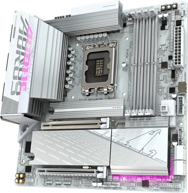 Материнская плата Gigabyte B860M AORUS ELITE WIFI6E ICE купить! 