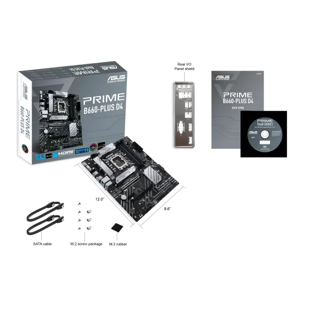 Материнская плата ASUS PRIME B660-PLUS D4 (90MB18X0-M1EAY0) купить! 