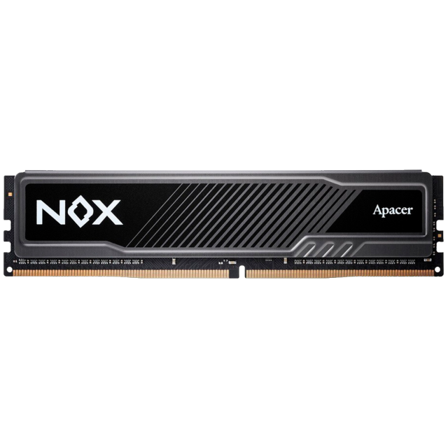 Оперативная память DDR4 8 ГБ 3200 МГц Apacer NOX Black (AH4U08G32C28YMBAA-1) Модулей 1 шт. купить по выгодной цене! 