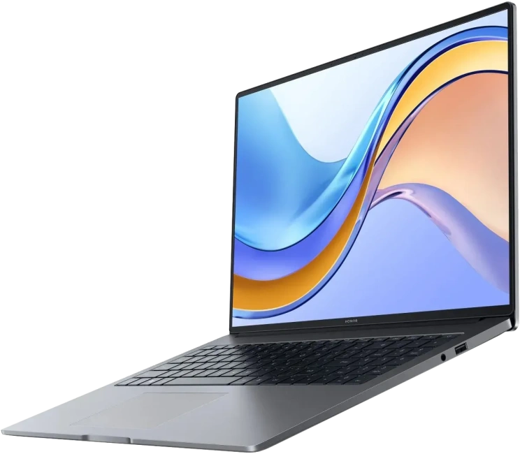 Ноутбук HONOR MagicBook X16 2024 BRN-H56 (Ryzen 5 7640HS/16"/1920x1200/16 Гб/2Tb SSD/Radeon 760M/Win 11 H) Gray - фото