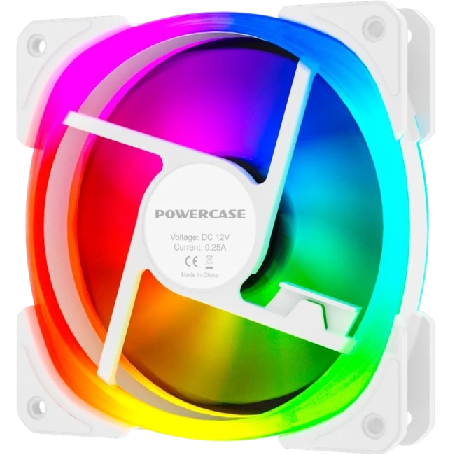 Вентилятор для корпуса Powercase CM21-12W ARGB White купить! 