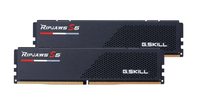 Оперативная память DDR5 64 ГБ 5600 МГц G.Skill Ripjaws S5 Black (F5-5600J3636D32GX2-RS5K) модулей 2 шт. купить! 