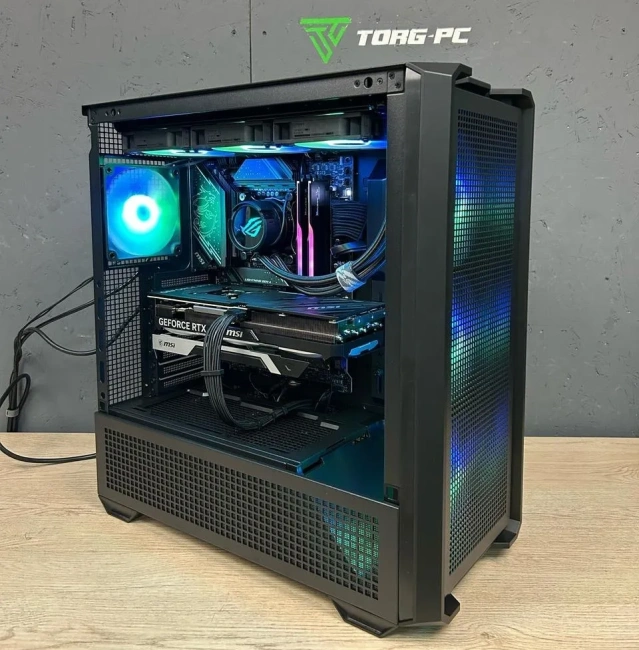 Игровой компьютер 692573 (Core i5-13600KF 3.5 ГГц/Z790/64 ГБ 6000 MHz DDR5/1000 ГБ SSD/RTX 5080 16 ГБ/Wi-FI/850W/Cougar MX600 RGB черный/Win 11 Pro Trial) - купить по выгодной цене!