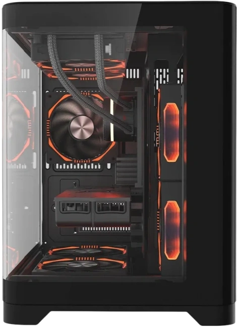 Компьютерный корпус 1STPLAYER UVIEW UV5 Black (UV5-BK) купить! 