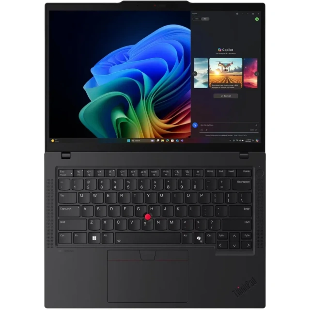 Ноутбук Lenovo ThinkPad T14 Gen 6 (AMD Ryzen 7 PRO 350/14" 1920x1200/16Gb/512Gb SSD/Win 11 Pro) 21QJ00CNUS,Черный, Русская клавиатура - фото