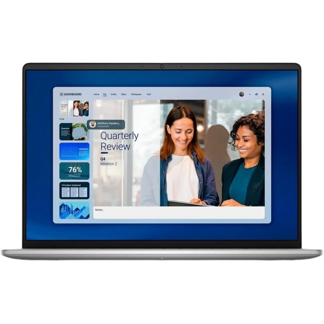 Ноутбук Dell 16 DС16256 (AMD Ryzen AI 5 330/16" 1920x1200/16Gb/512Gb SSD/AMD Radeon 820M/Win 11 Home) Silver - фото