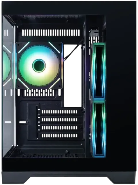 Компьютерный корпус 1STPLAYER MEGAVIEW MV6-TP ARGB Black (MV6-TP-BK-2FC7R-1FC7) купить! 