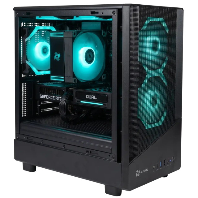 Игровой компьютер 995436 (Core i5-14400F 2.5 ГГц/Intel B760/16 ГБ DDR4 3.2 ГГц/1024 ГБSSD /RTX 5060 8 ГБ/Wi-Fi/650W/4FAN Indigon ARGB) - купить по выгодной цене!