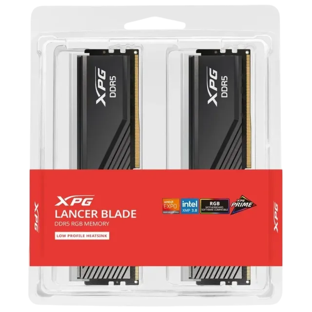 Оперативная память DDR5 32 Gb 6000 MHz ADATA XPG LANCER Blade RGB Black (AX5U6000C3016G-DTLABRBK) купить! 