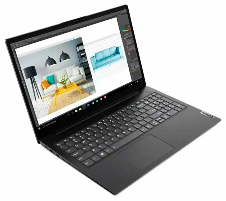 Ноутбук Lenovo V15 G4 IRU (Core i5 13420H/15.6"/1920x1080/16Gb/512Gb SSD/Intel Iris Graphics/no OS) Black - фото