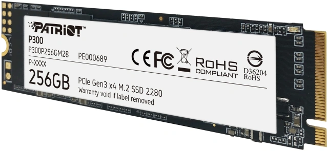 Твердотельный накопитель SSD 256 ГБ M.2 NVMe Patriot (P300P256GM28) купить! 