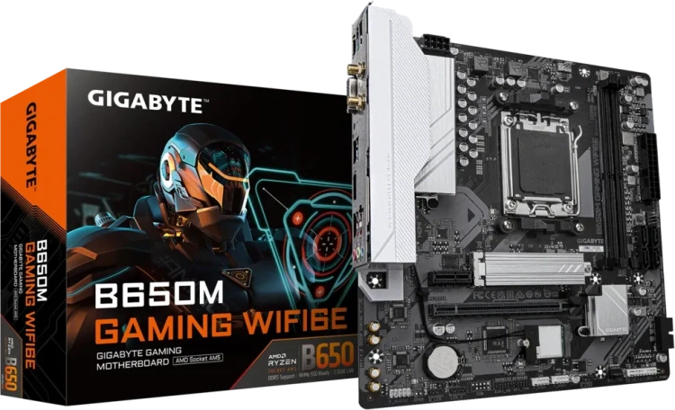 Материнская плата Gigabyte B650M GAMING WIFI6E купить! 