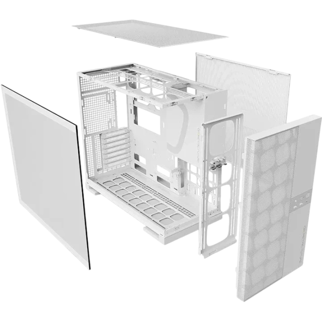 Компьютерный корпус Geometric Future Model 5 ARGB Vent White with fans (1AM5VTWT01100) купить! 