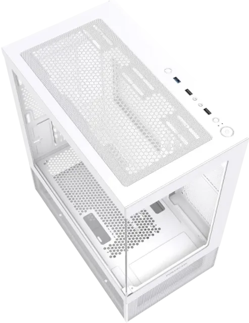 Компьютерный корпус Powercase Vision Micro M2 TG White (CVMWM2-L0) купить! 
