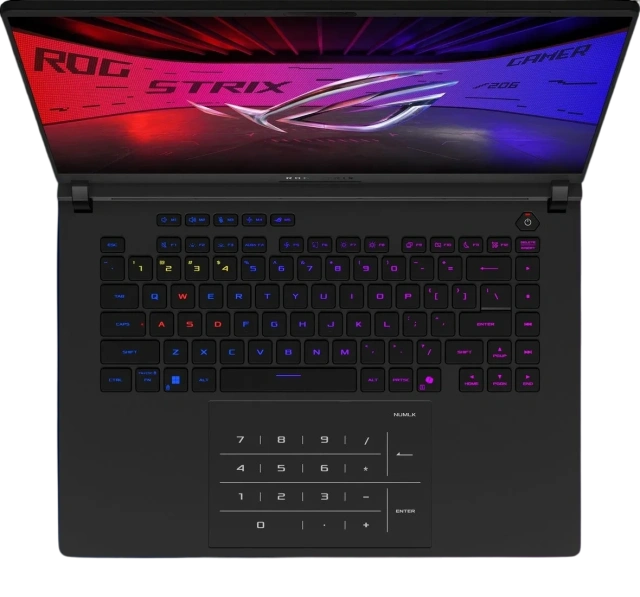 Ноутбук ASUS ROG Strix SCAR 16 G635LX-XS97 (Ultra 9-275HX/16" 2560x1600 mLED/32G/2Tb SSD/RTX 5090 24G/Win 11 Pro) Black - фото