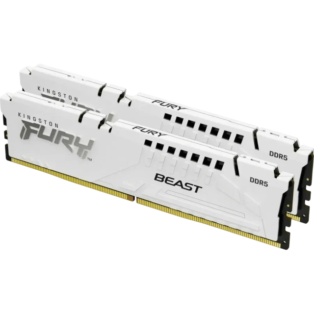 Оперативная память DDR5 32 Gb 6000 MHz Kingston FURY Beast White (KF560C36BWE2K2-32) купить! 