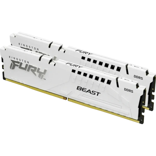 Оперативная память DDR5 32 Gb 6000 MHz Kingston FURY Beast White (KF560C36BWE2K2-32) купить! 