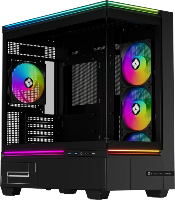 Компьютерный корпус Thermalright M10 FAN4-C TG ARGB Black (TRTLM10BF4C) купить! 