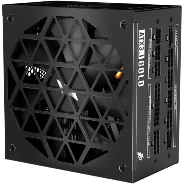 Блок питания 1STPLAYER 850W ACK GOLD  Black (HA-850BA2-BK) 16 Pin (PCIe 5.0 Connector Cable Details) купить! 