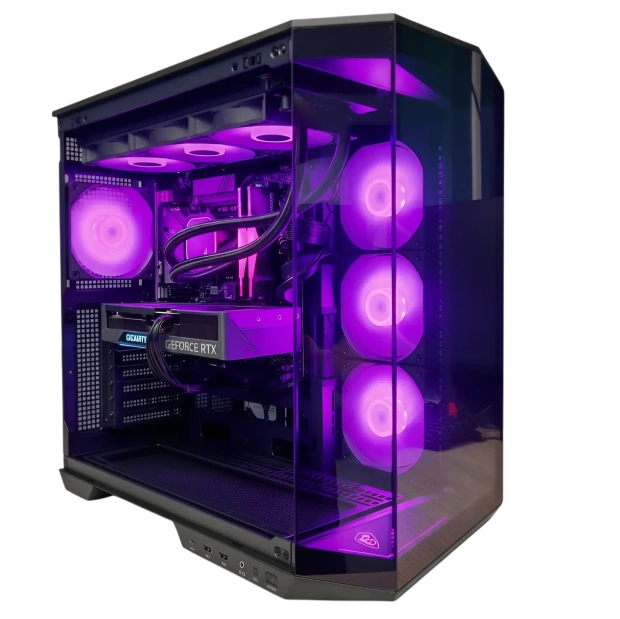 Игровой компьютер 989833 (Ryzen 9 9950X 4,3 ГГц/AMD B850/32 ГБ DDR5 6 ГГц/1024 ГБ SSD/RTX 5090 32 ГБ/Wi-Fi/1200W/MSI MAG Pano 100R PZ Black) - купить по выгодной цене!