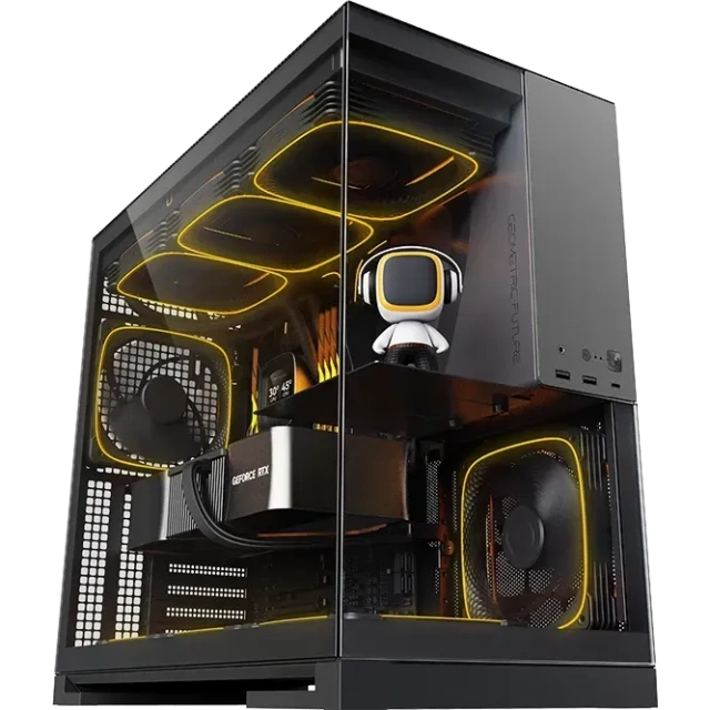 Игровой компьютер 989968 (Core i7-12700F 2.1 ГГц/Intel Z790/32 ГБ DDR5 6 ГГц/1024 ГБ SSD/RTX 5070 Ti 16 ГБ/Wi-Fi/850W/Geometric Future Model 5 ARGB Black Gray) - купить по выгодной цене!
