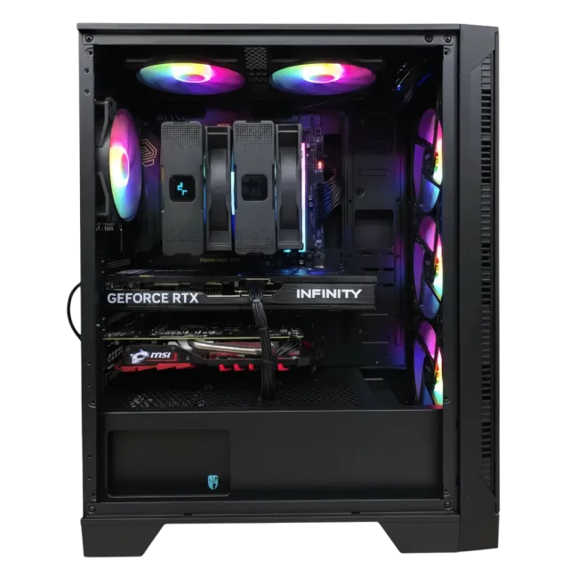Игровой компьютер 992608 (Core i5-12400F 2.5 ГГц/Intel B760/32 ГБ DDR5 6 ГГц/1024 ГБ SSD/RTX 5060 Ti 16 ГБ/Wi-Fi/650W/MSI MAG FORGE 120A AirFlow) - купить по выгодной цене!