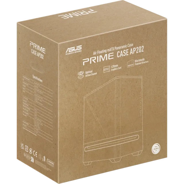 Компьютерный корпус ASUS PRIME AP202 TG ARGB White (90DC00P3-B19000) купить! 