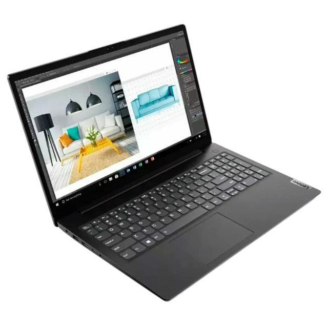Ноутбук Lenovo V15 G4 AMN (Athlon Silver 7120U 7120U/15.6 FHD/8Gb/256Gb SSD/no OS) Black - фото