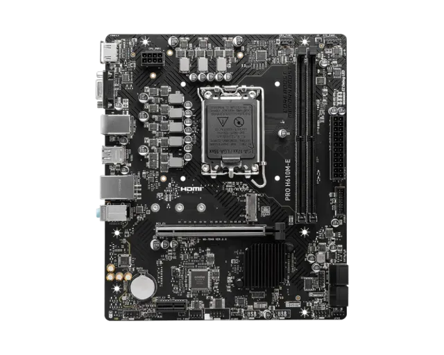 Материнская плата MSI PRO H610M-E DDR5 купить! 