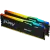 Оперативная память DDR5 32 Gb 6400 MHz Kingston FURY Beast RGB Black (KF564C32BBAK2-32) купить! 