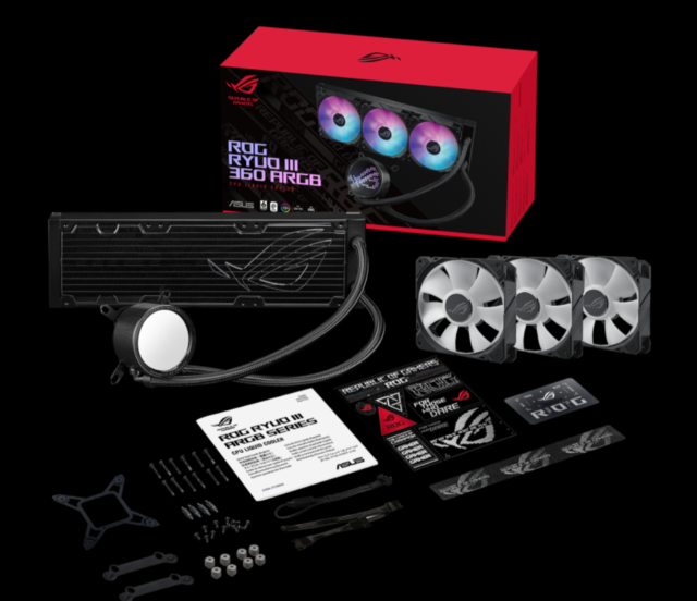 Система водяного охлаждения ASUS ROG RYUO III 360 ARGB 90RC00I1-M0UAY0 купить! 