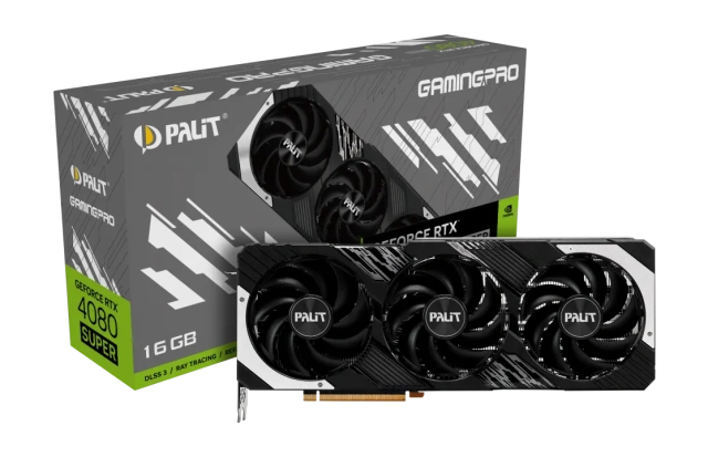 Видеокарта Palit GeForce RTX 4080 SUPER GamingPro (NED408S019T2-1032A) купить! 